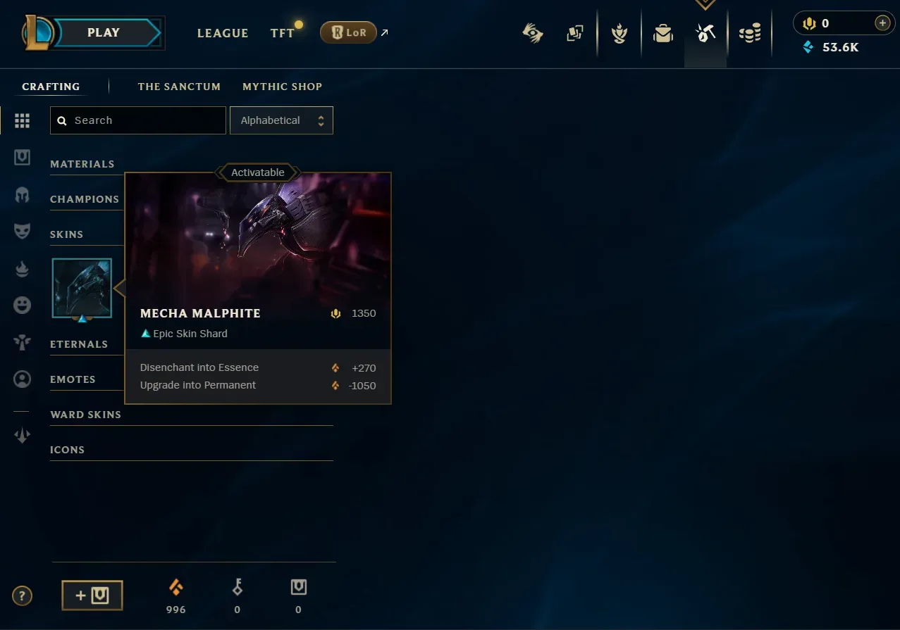 ❄️NA❄️ IRON 4 0LP | S16 | 22L 2W | 53.6K BE | Low MMR | REF#NA-451 — League of Legends image 3