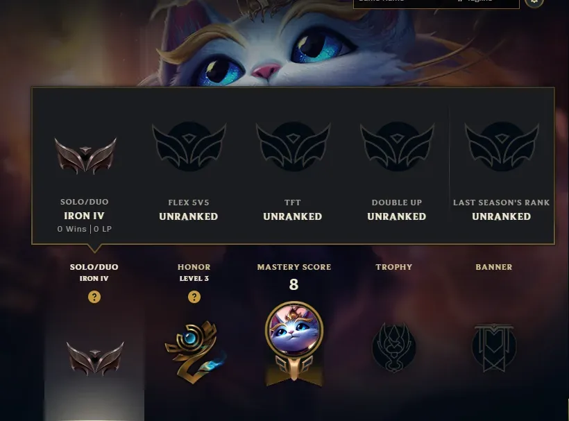 ❄️EUW❄️ IRON 4 0LP | S16 | 21L 0W | 46K BE | Low MMR | REF#EUW-445 — League of Legends image 3