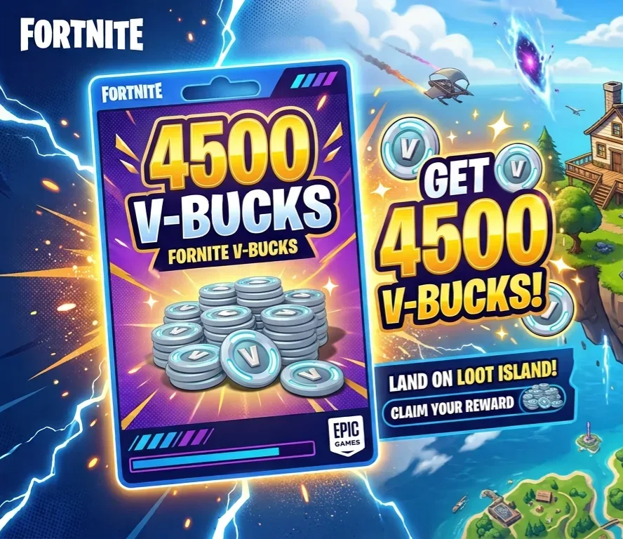 4500 Vbucks Top-Up — Fortnite image 1
