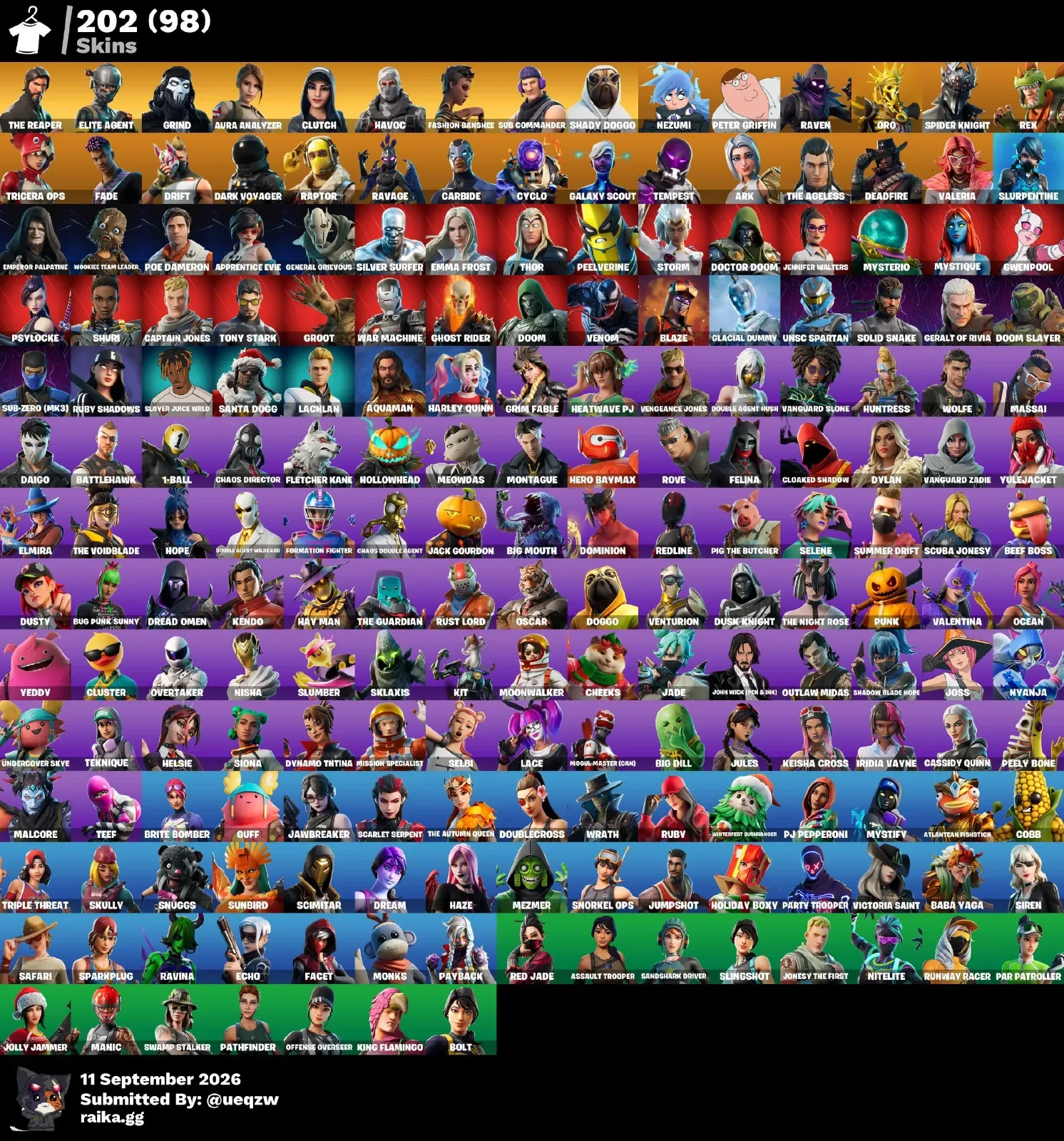 Fornite Og ACCOUNT WITH 200+ SKINS AND MULITPLE rare ones — Fortnite image 4