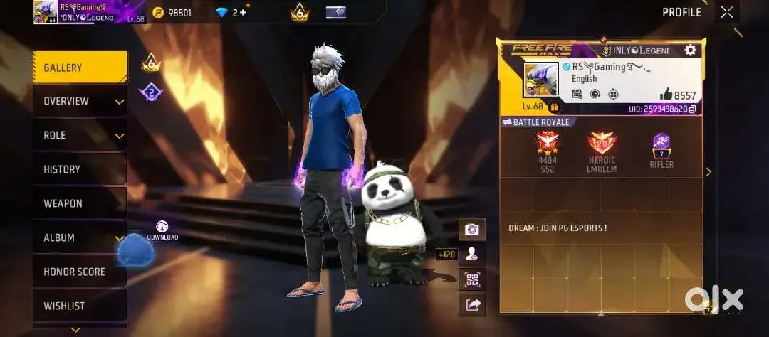 6 prime free fire id sell og colletion — Free Fire image 5