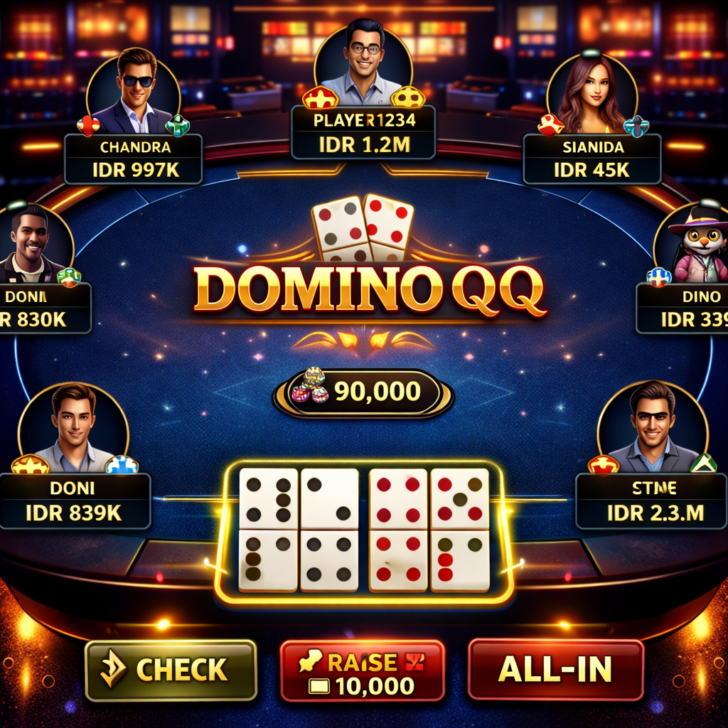 tampilan kartu dominoqq online