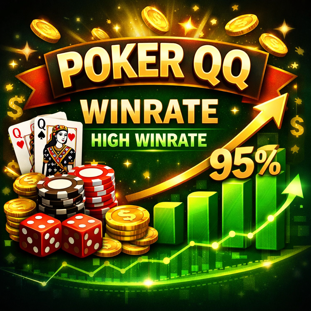 Grafik winrate tinggi Poker QQ