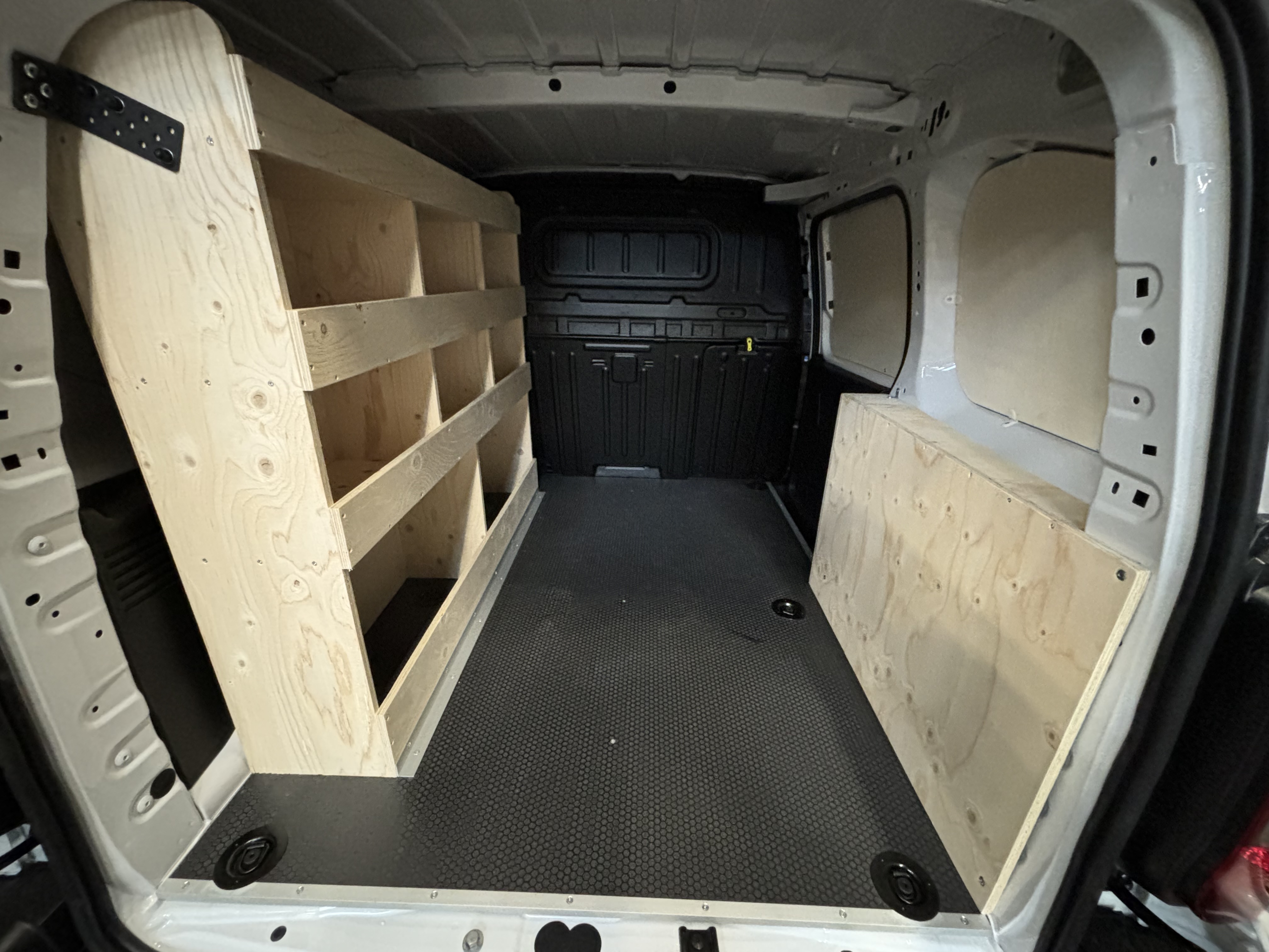 Configuration standard de casiers en bois