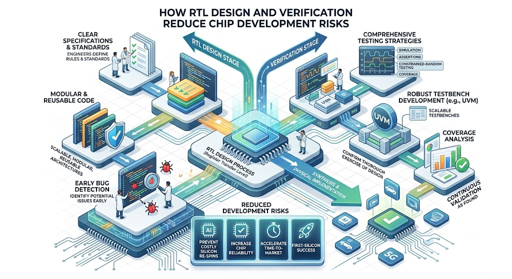 How RTL Design and Verification Reduce Chip Development Risks
