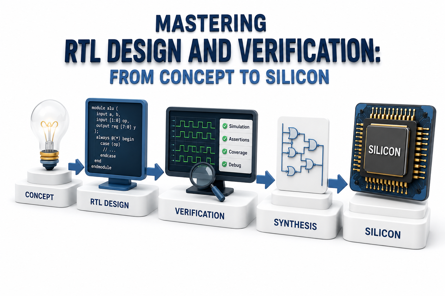 Mastering RTL Design and Verification: From Concept to Silicon