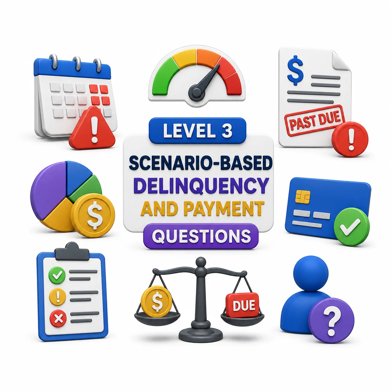 Level 3: Scenario-Based Delinquency and Payment Questions