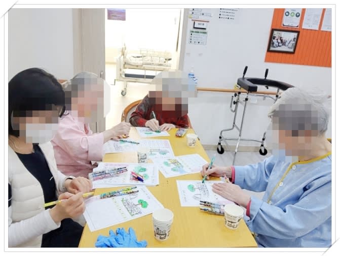 월배요양병원 2월 달력꾸미기