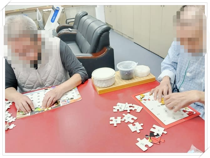 월배요양병원 퍼즐맞추기 프로그램