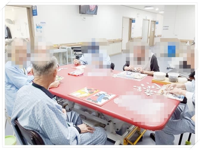월배요양병원 퍼즐맞추기 프로그램