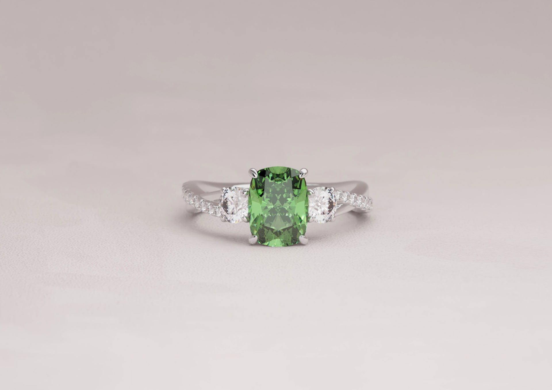 Green Tsvaorite Garnet