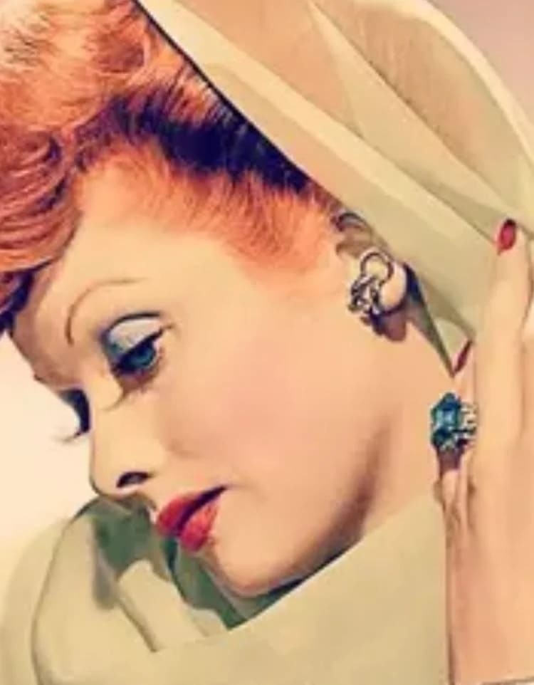 Lucille Ball Emerald Cut Aquamarine Engagement Ring 
