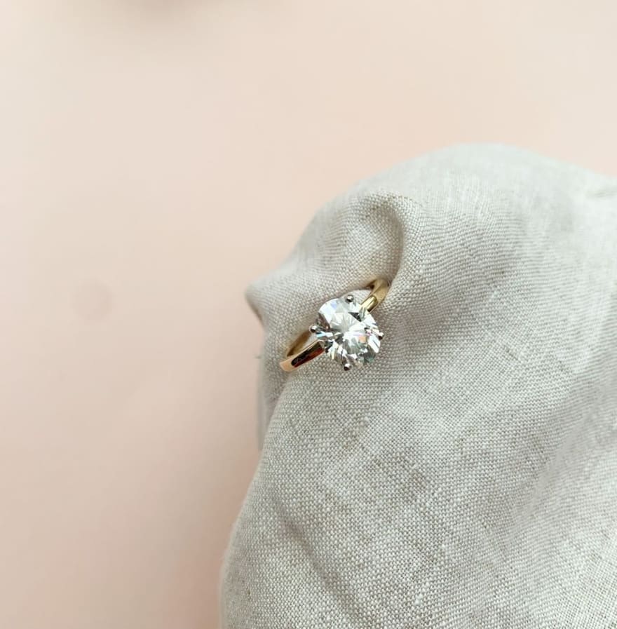 Four Words 3ct Moissanite