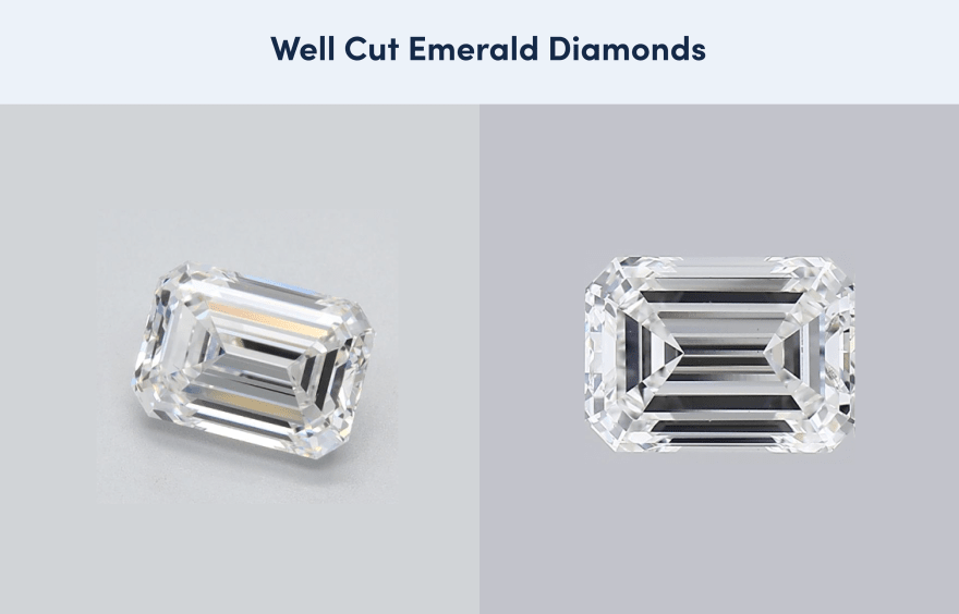 Example of Well Cut Emerald Diamonds