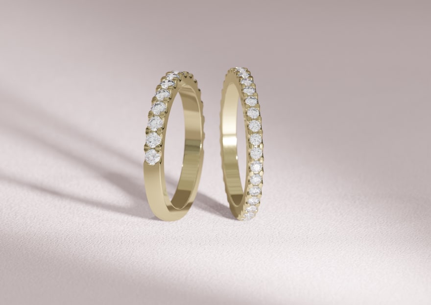 Half v Full eternity band