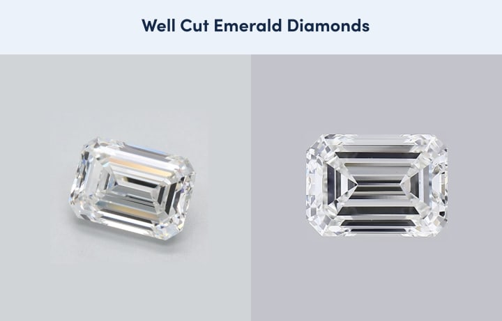 Example of well cut Emeralds