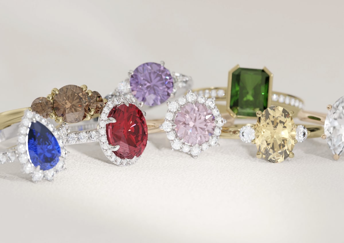 Blog Cover Photo for Lab Grown Diamonds: Colours and their meanings