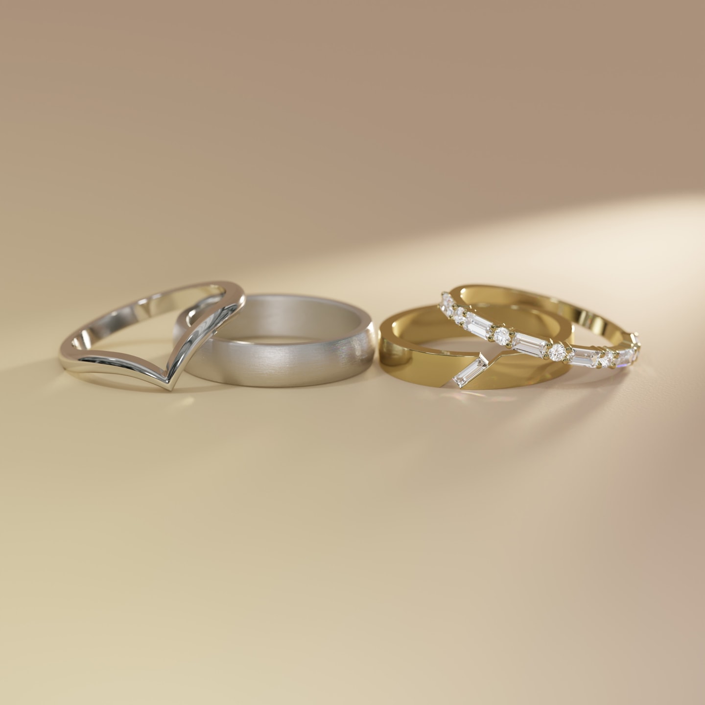 Single or a pair, we can make both womens & mens wedding rings