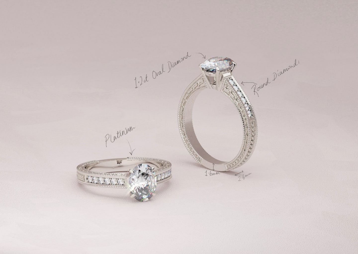 Oval Cut Engagement Rings Without Any Defects