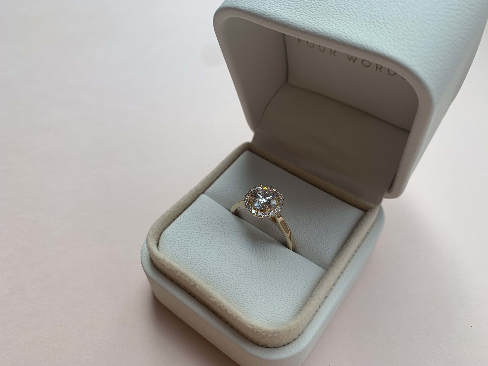 Surprise engagement sale ring box