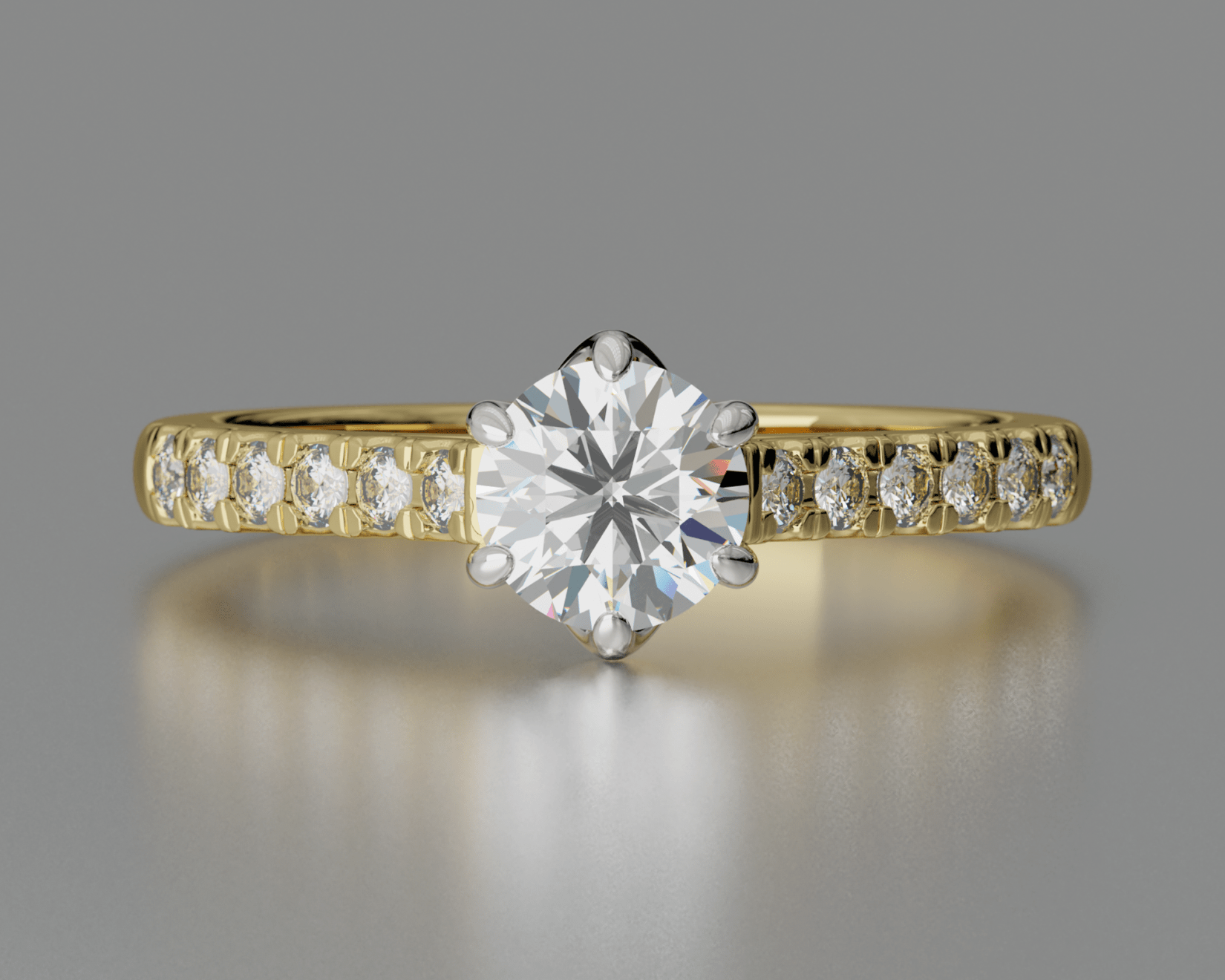 Designing a 1 Carat Round Lab Grown Diamond Engagement Ring Cover Photo