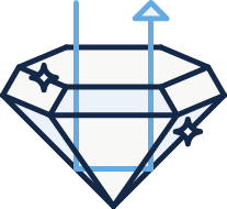 Excellent Cut Diamond Illustration