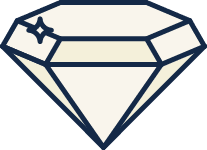 Illustration of faint yellow diamond