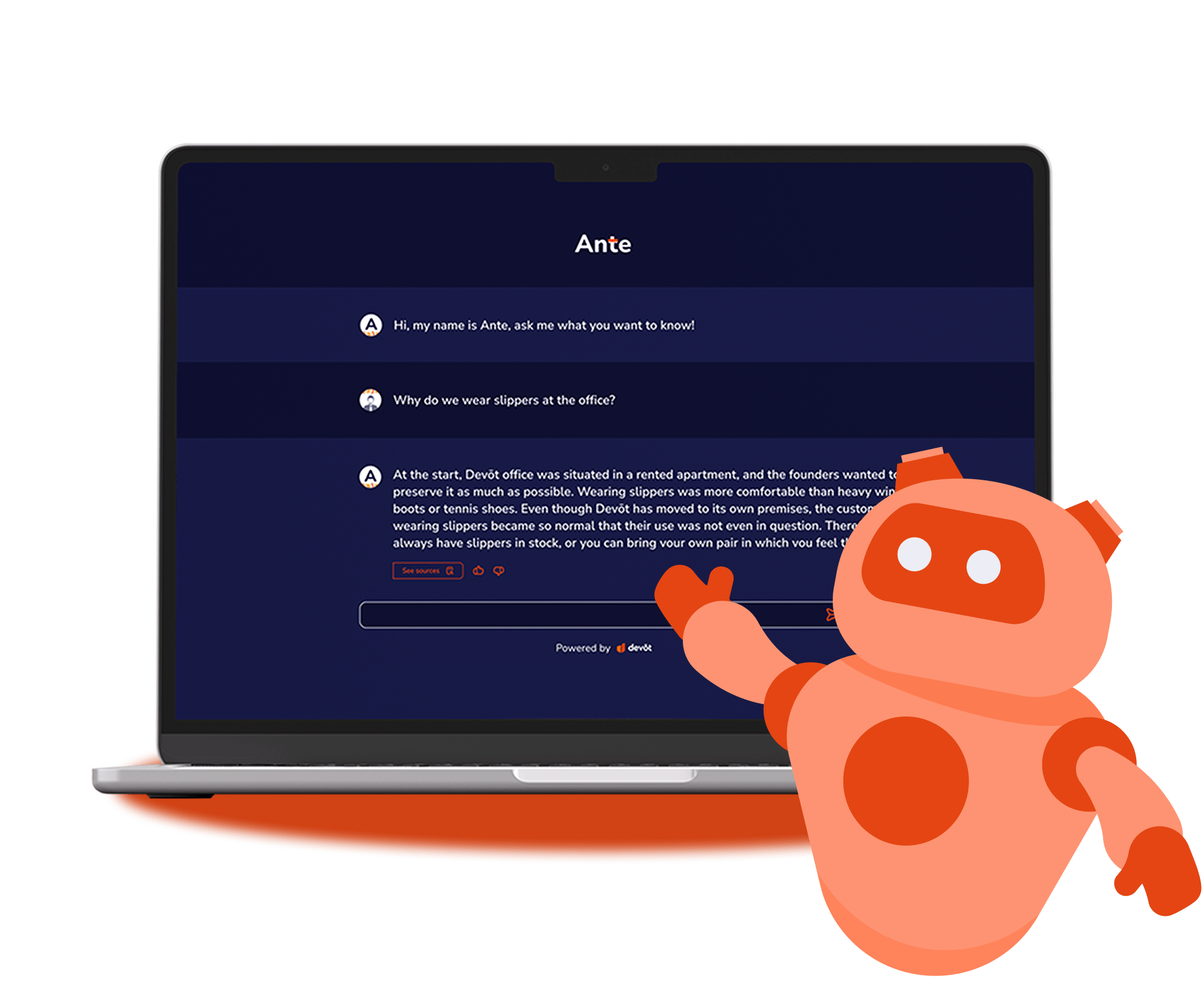 Mockup of the AI workforce adviser project, showcasing our AI software development services.
