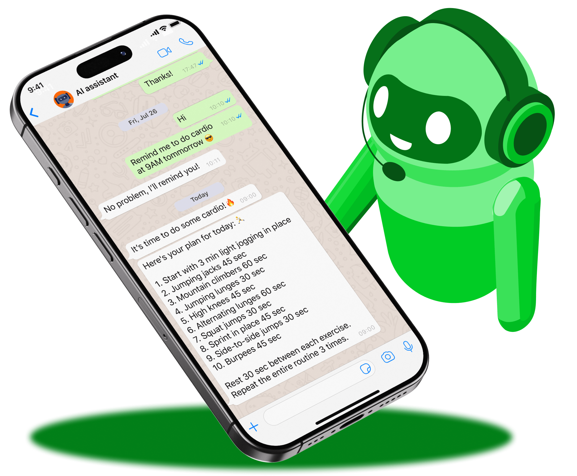 Mockup of a solution using AI in software development.