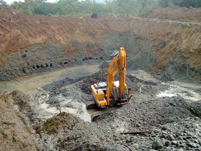 Se destruyó maquinaria de minería ilegal de oro en Chaparral, Tolima: podían producir hasta 2.600 gramos mensuales de oro