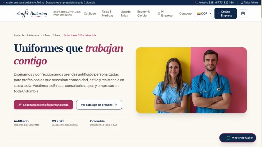 The new platform: agujabailarina.vercel.app