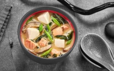 Мисо суп сливочный с лососем NEW