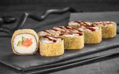 Салмон чиз темпура