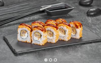 РОЛЛ ОГНЕННАЯ КРЕВЕТКА