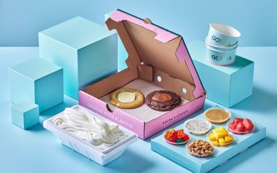 חצי קילו יוגורט + 2 עוגיות 