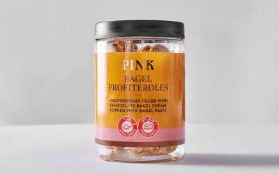 פחזניות קרם שוקולד בציפוי בייגלה מלוח🥚🌰🥛🌾