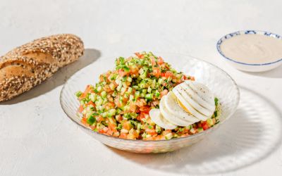 סלט קצוץ גדול בוקר