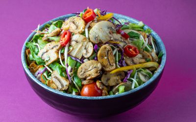 סלט פטריות מוקפצות