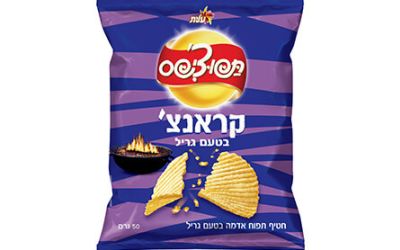 תפוצ'יפס קרנאצ בטעם גריל עלית 