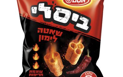 ביסלי שאטה לימון חטיף חיטה בטעם שאטה ולימון