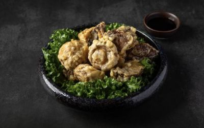 מיקס פטריות בטמפורה