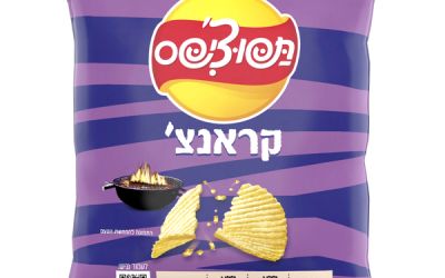 חטיף תפוצ'יפס קראנצ' בטעם גריל