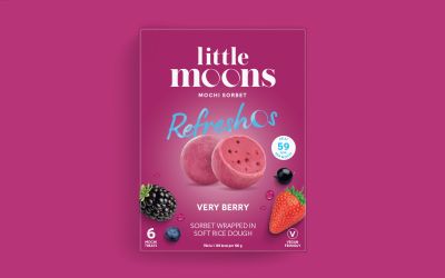 Littel Moons - מוצ'י בטעם תות ופטל שחור