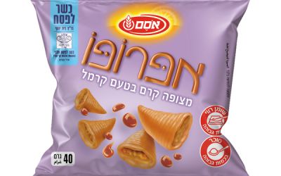 אפרופו מצופה קרם בטעם קרמל