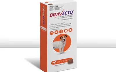 ברבקטו לכלב כדור נגד פרעושים וקרציות 4.5-10 ק"ג