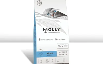 מזון גורי חתולים או חתולות מניקות 2 ק"ג Molly