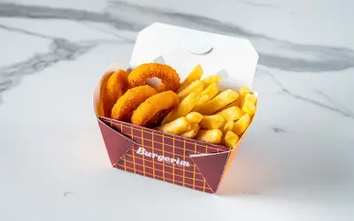 מיקס צ'יפס וטבעות בצל