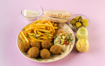 פלאפל בצלחת