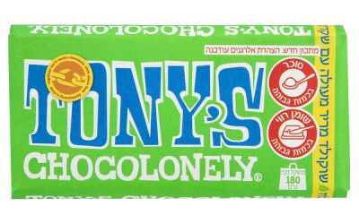 שוקולד מריר מעולה עם שקדים ומלח