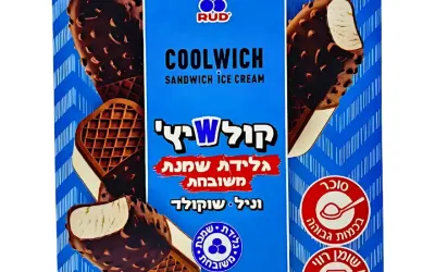 קולWיץ' - גלידת שמנת בטעם וניל ושוקולד 